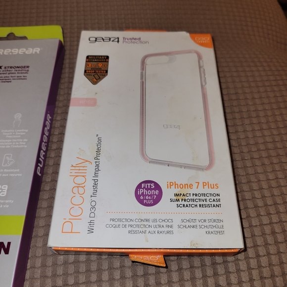 Gear4 D3O Piccadilly Case & PureGear Screen Protector for iPhone 7 Plus - Picture 3 of 6